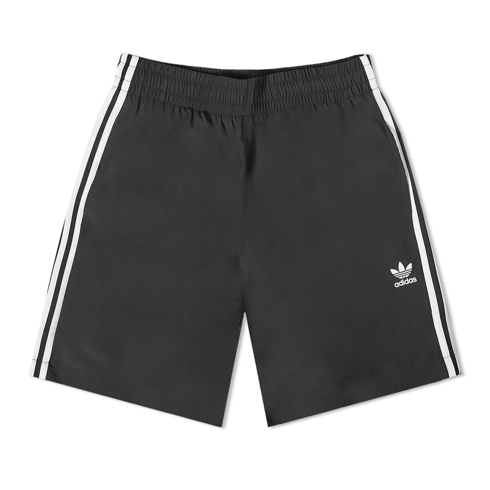 Adidas 3 Stripe Swim Shorts - 1
