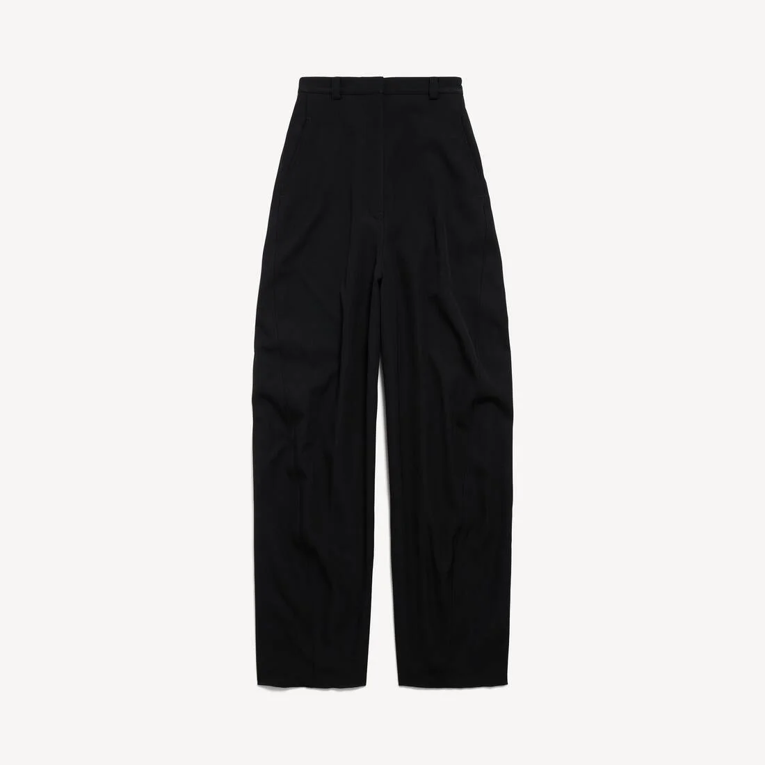 Women's High Waist Barrel Pants in Black - 1