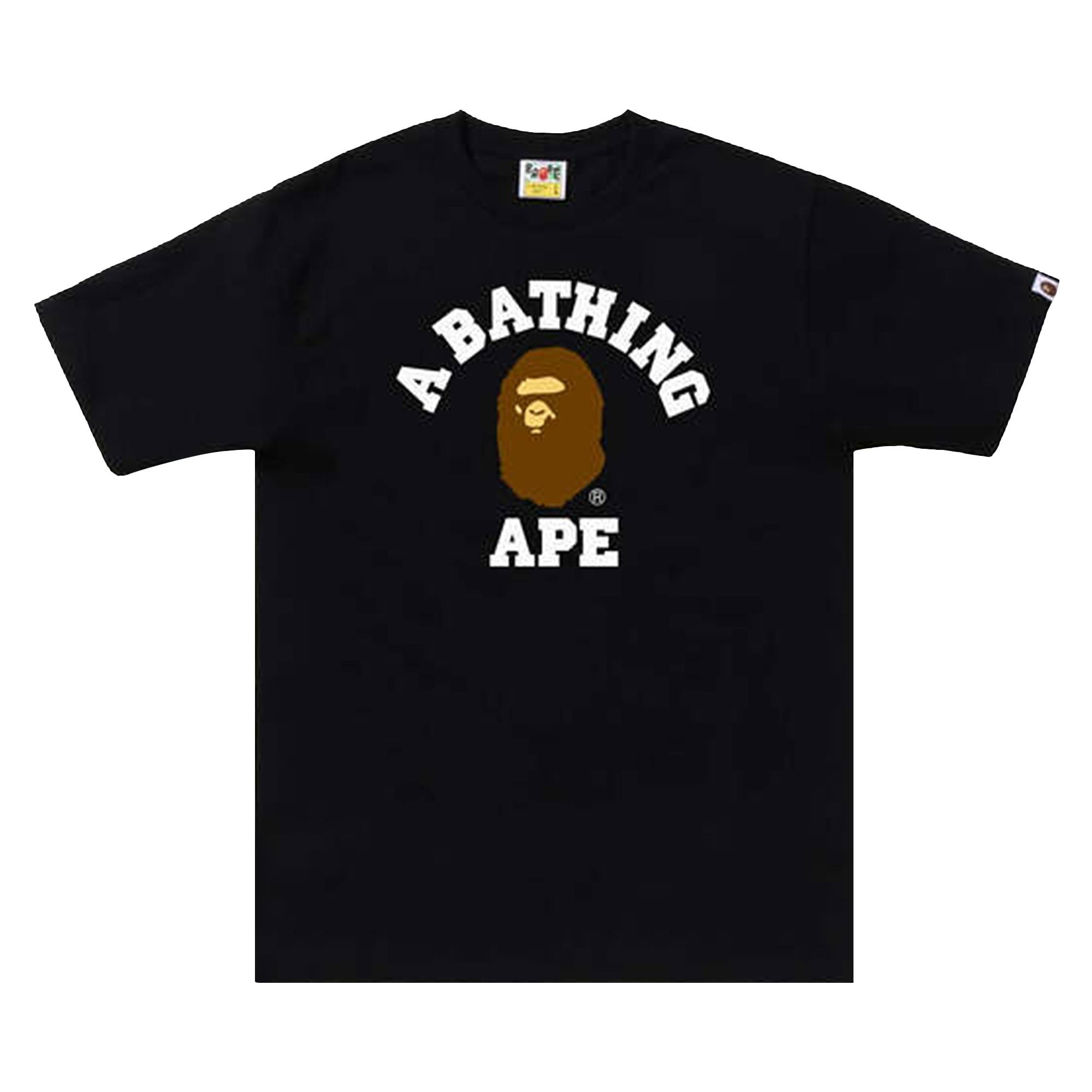 BAPE College Tee 'Black' - 1
