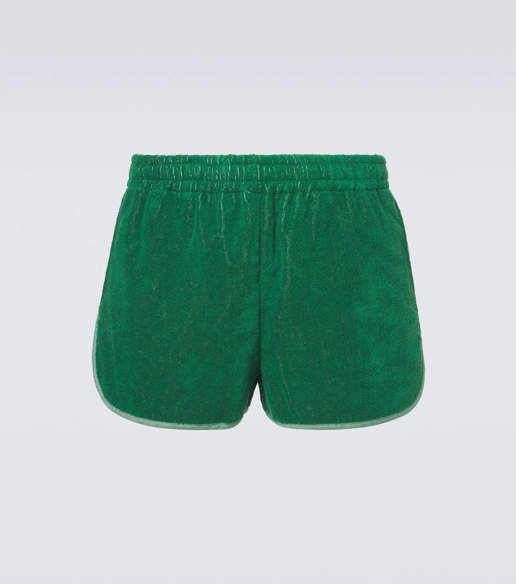 Logo cotton terry shorts - 1