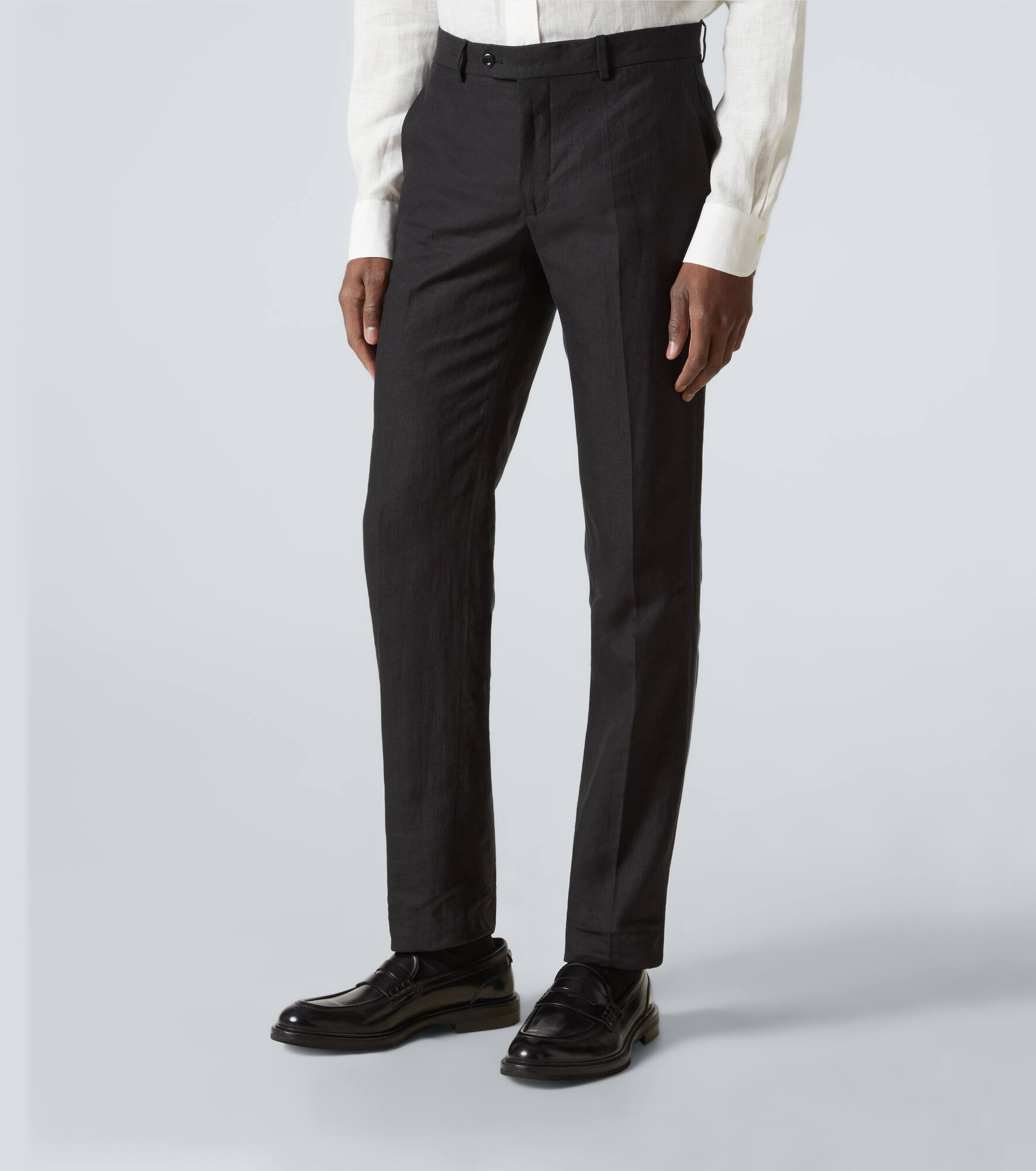Modluca wool flannel straight pants - 3