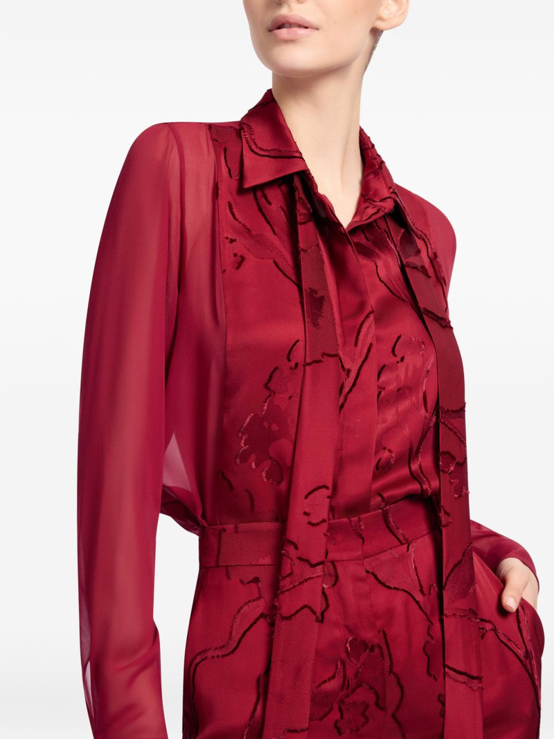 long-sleeve jacquard shirt 4
