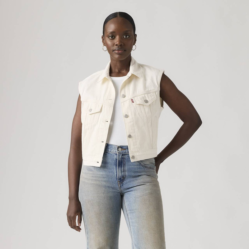 SHRUNKEN '90S TRUCKER VEST 3