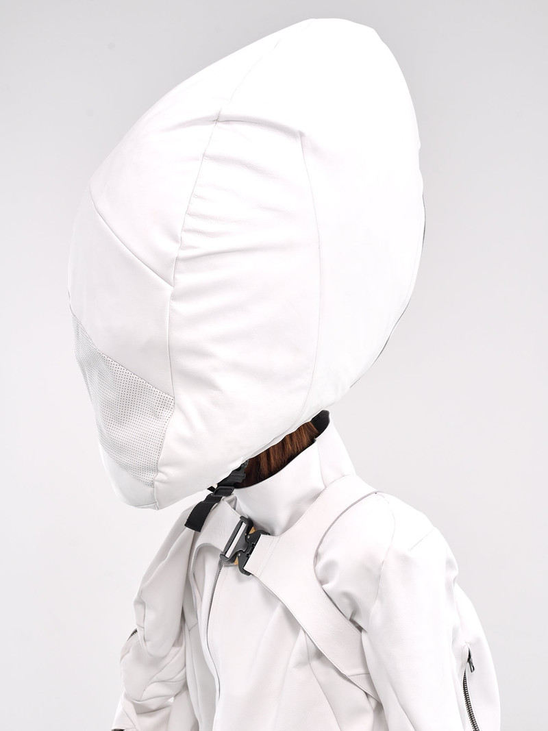 LEON EMANUEL BLANCK 'The Architect' Sculptural Helmet outlook