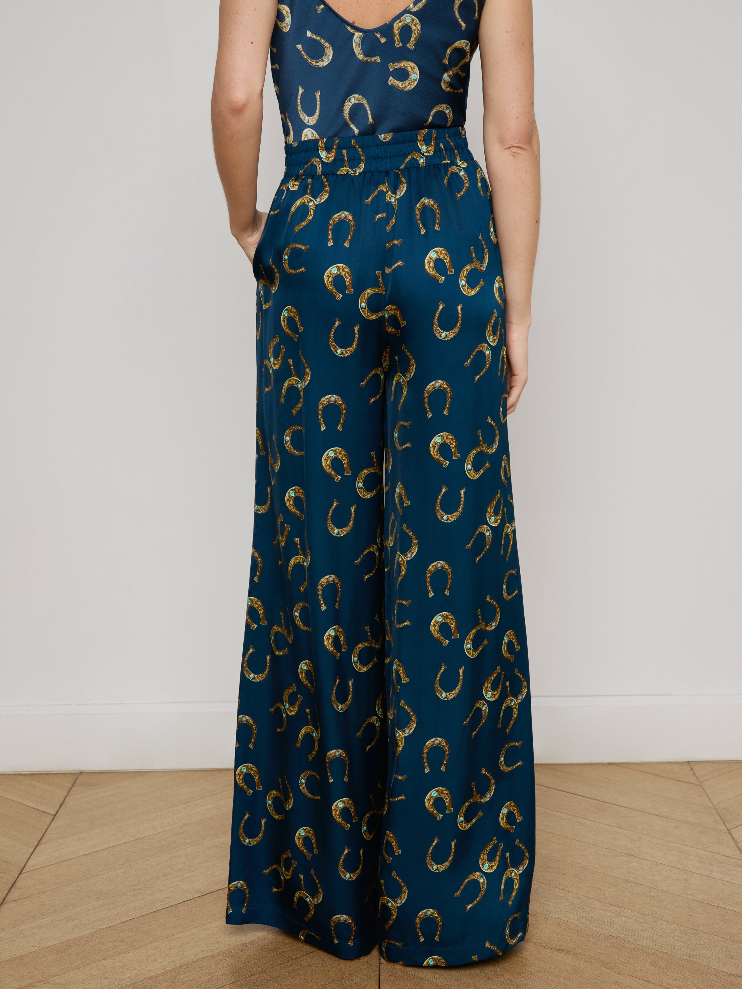Lillian Satin Wide-Leg Pant - 5