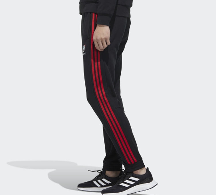 adidas neo M Vlday Tp Side Stripe Sports Pants Black FU0220 - 3