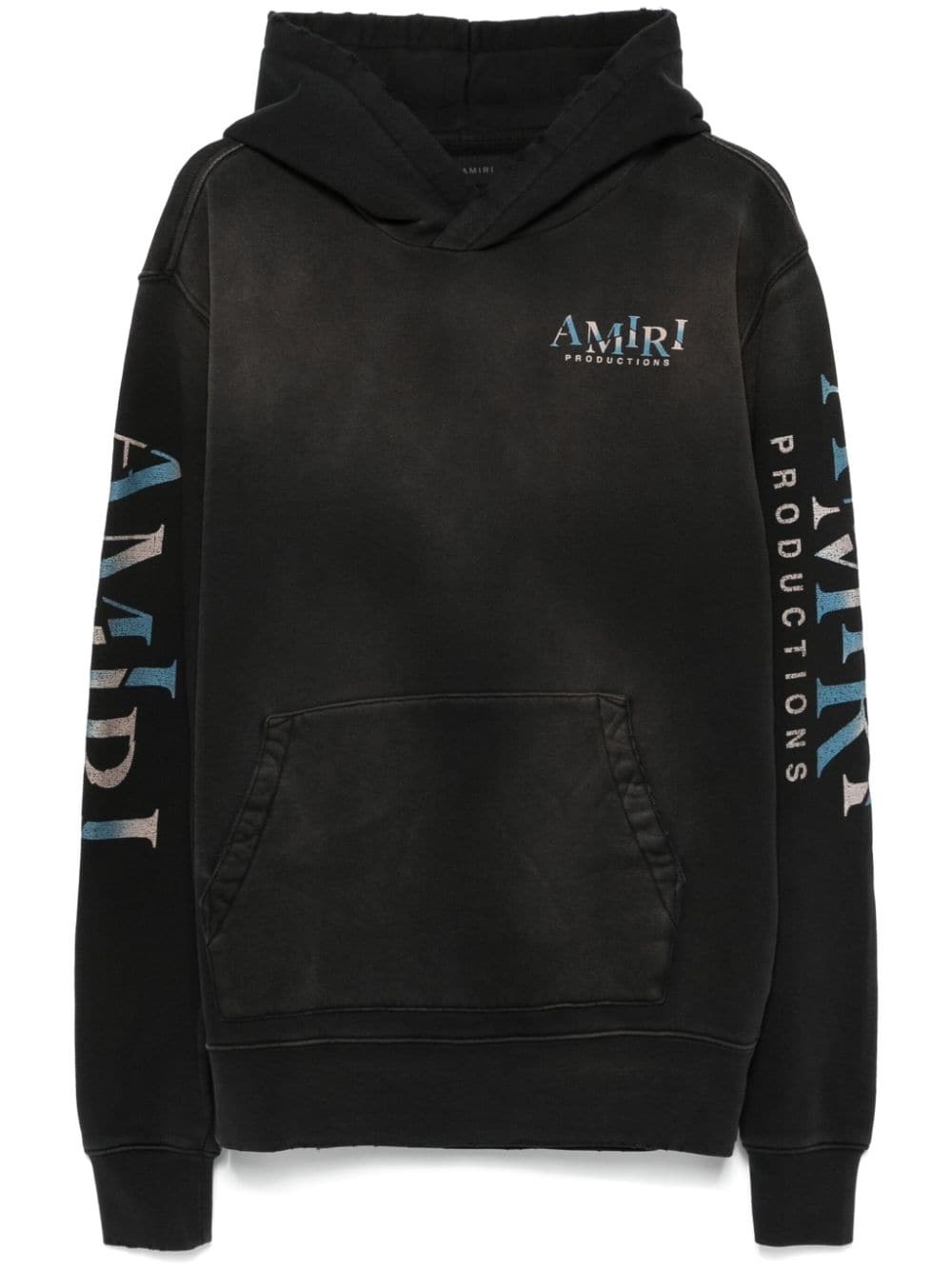 logo-print hoodie - 1