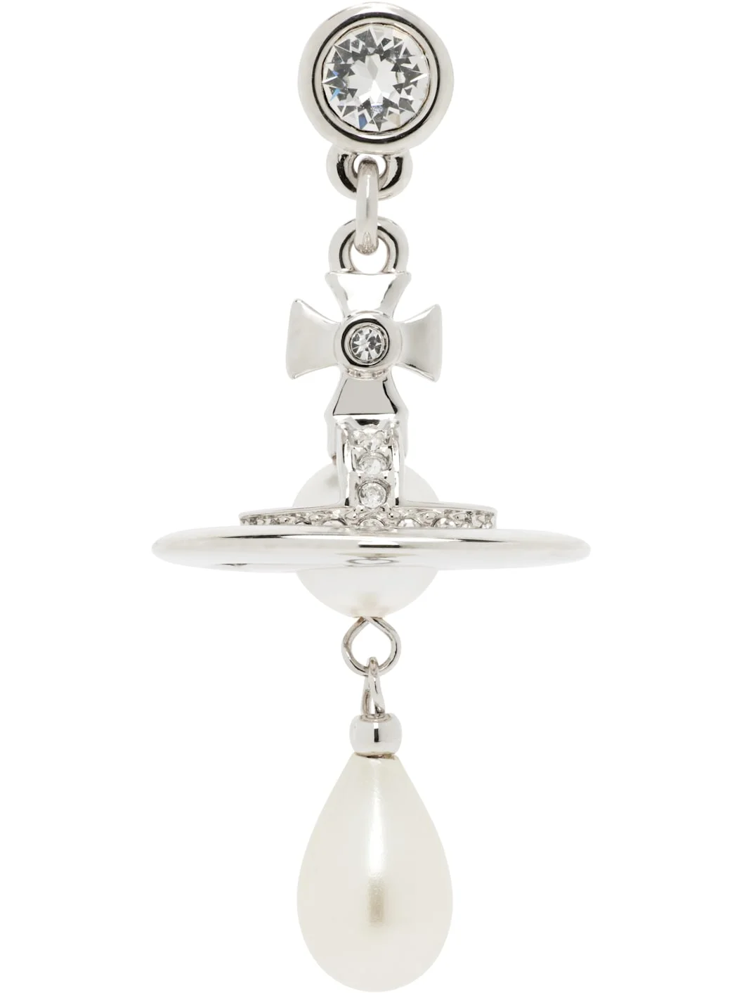 Man. Pearl Drop Single Earring - 1