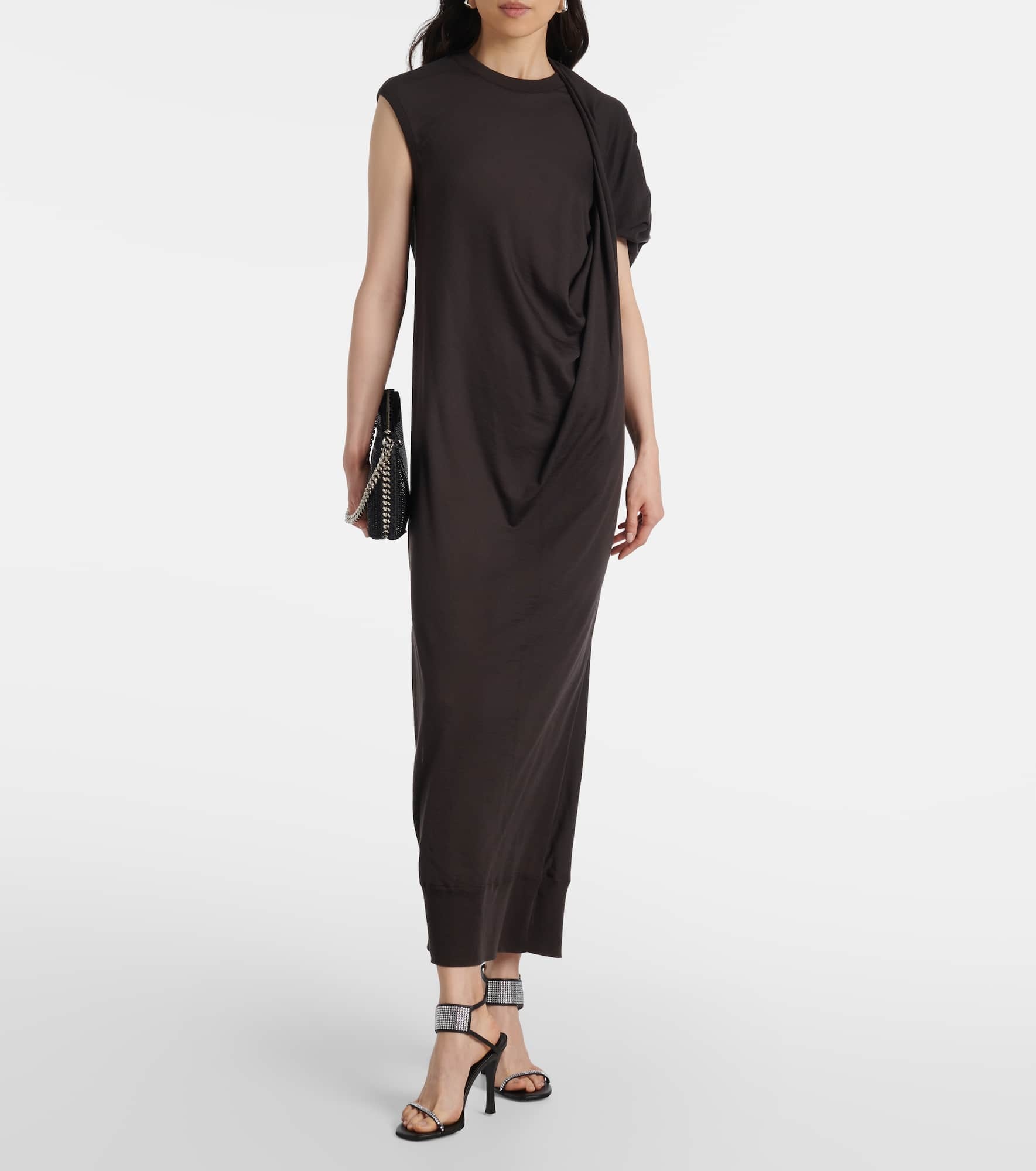STELLA MCCARTNEY ワンピース Draped wool maxi dress952959 Stella McCartney Draped wool maxi dress | mytheresa | REVERSIBLE