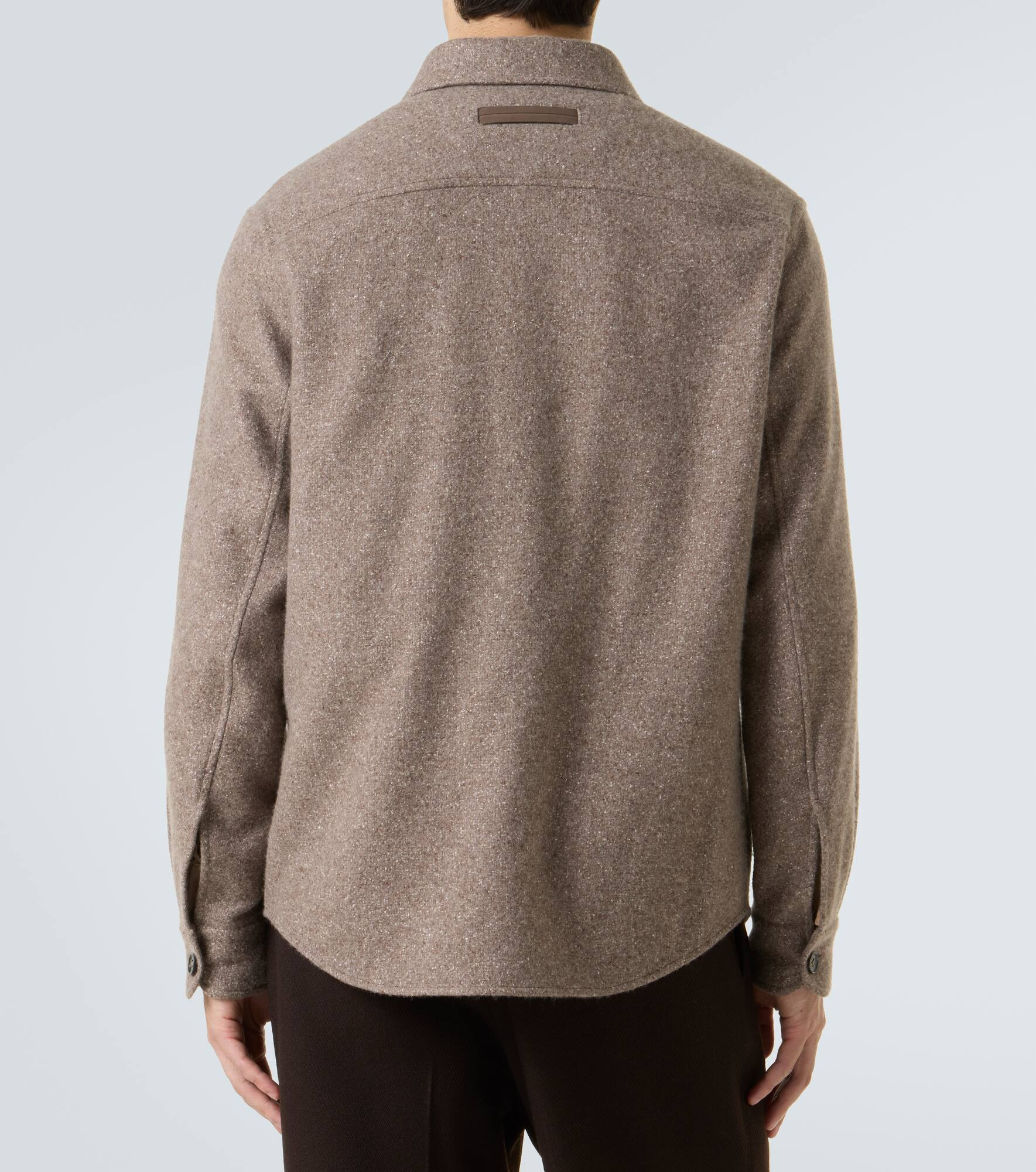 Cashmere and silk overshirt - 4