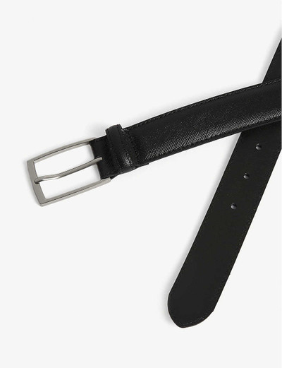 Sandro Saffiano leather belt outlook