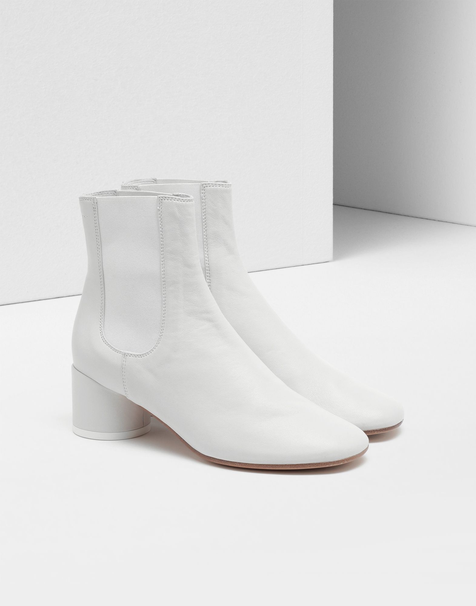 6-heel leather chelsea boots - 3