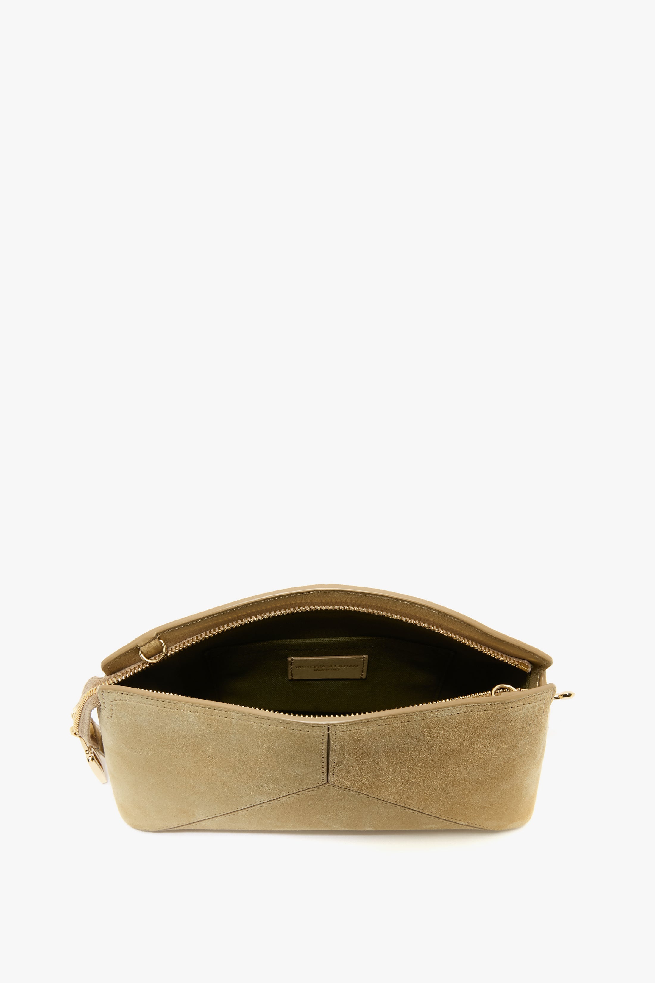 Victoria Crossbody Bag In Sand Suede - 7