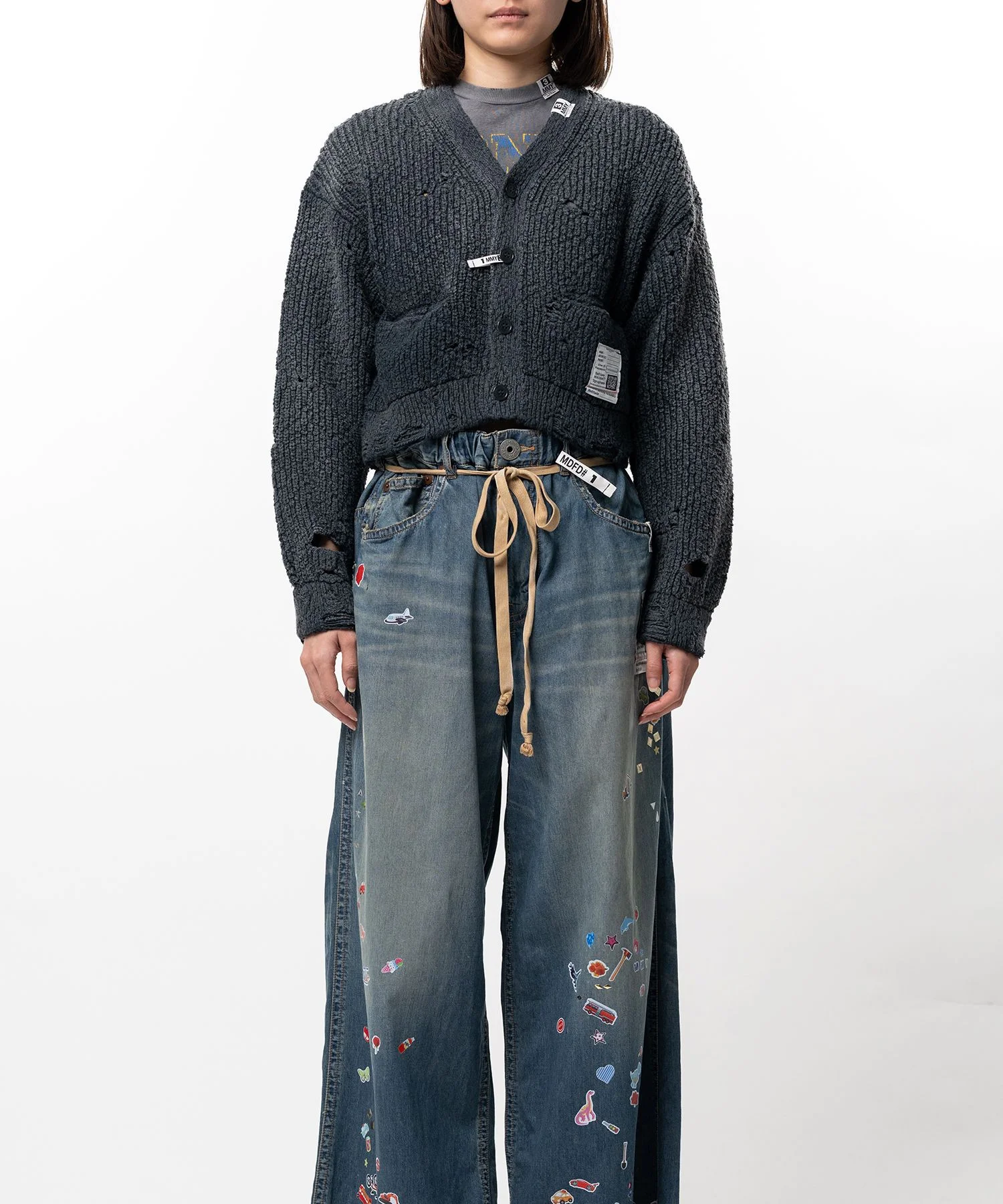 Sun Faded Like Knit Cardigan - 1