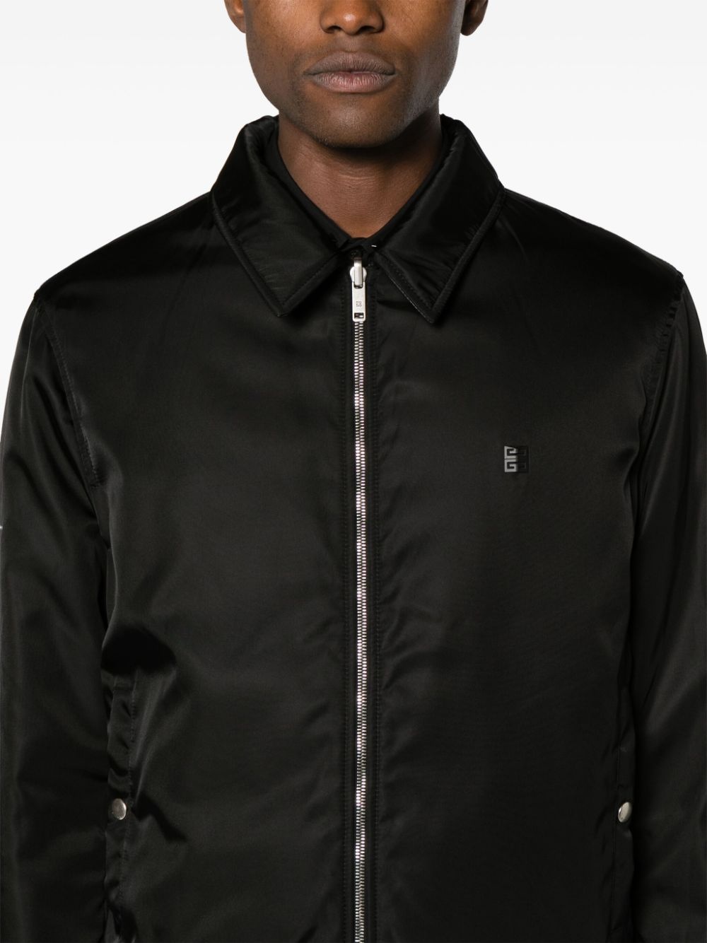 reversible leather bomber jacket - 6