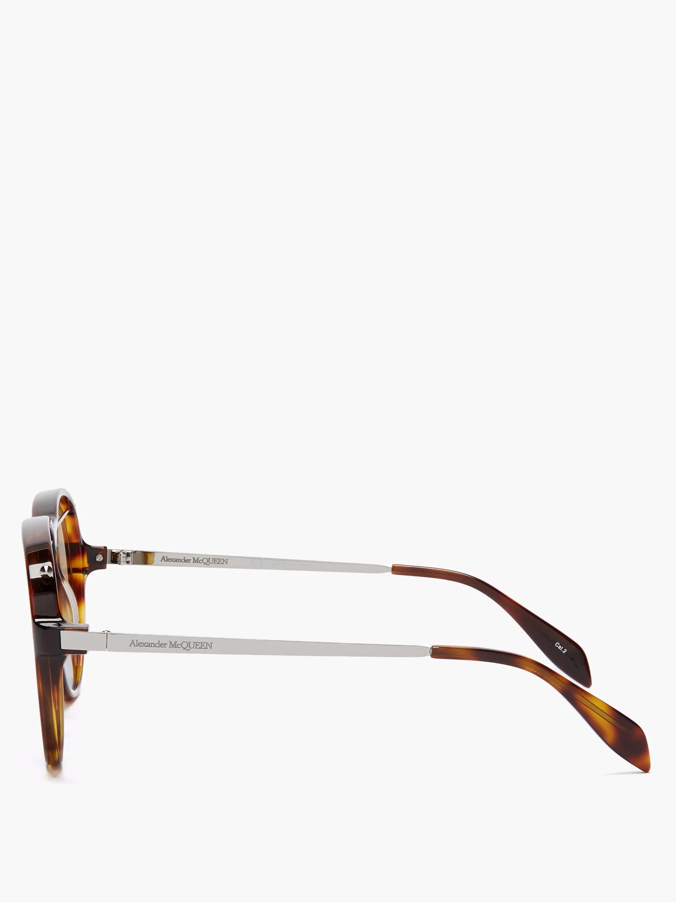 Top-bar aviator acetate sunglasses - 3