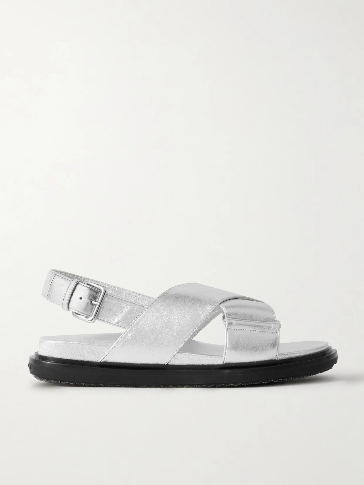 Fussbett Metallic Leather Slingback Sandals - 1