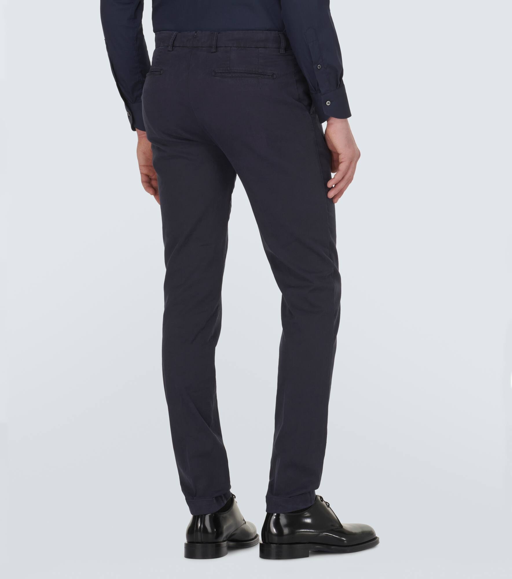 Mid-rise slim chinos - 4