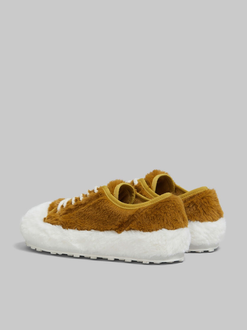 BEIGE TEDDY TENNIS SNEAKER - 3