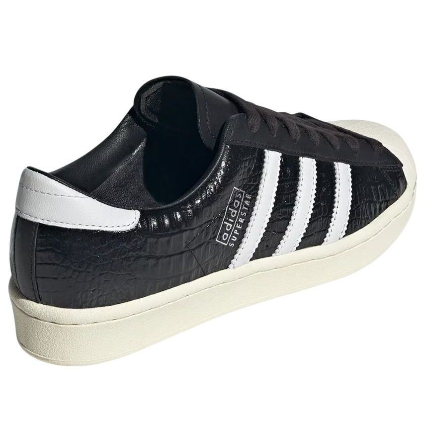 (WMNS) adidas Superstar Vintage 'Black White Croc' JH5710 - 4