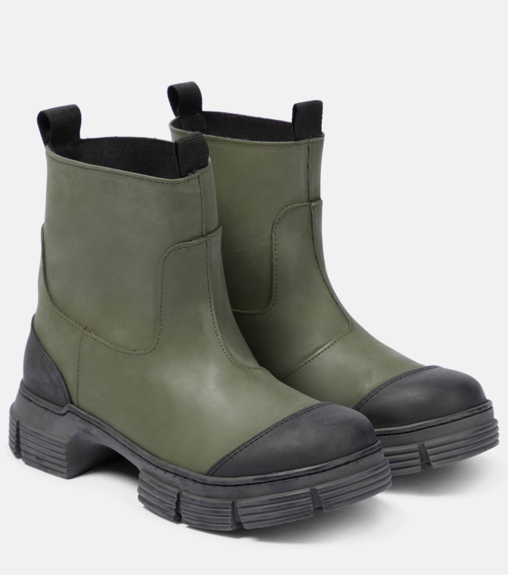 Rubber ankle boots - 1