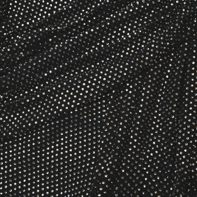 Black Rhinestone Mesh Top 5