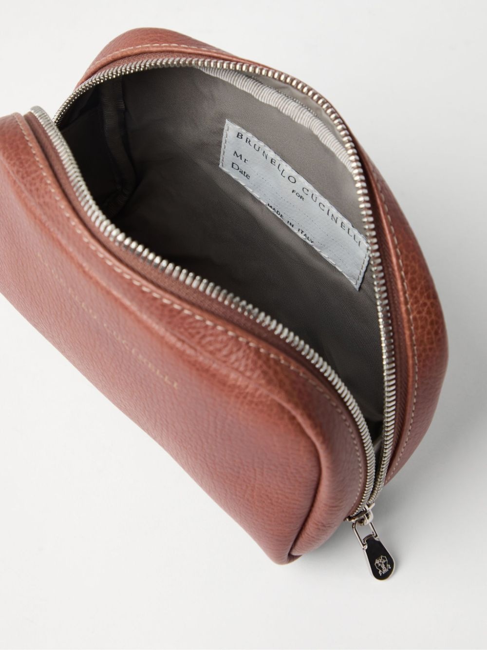 leather wash bag - 2