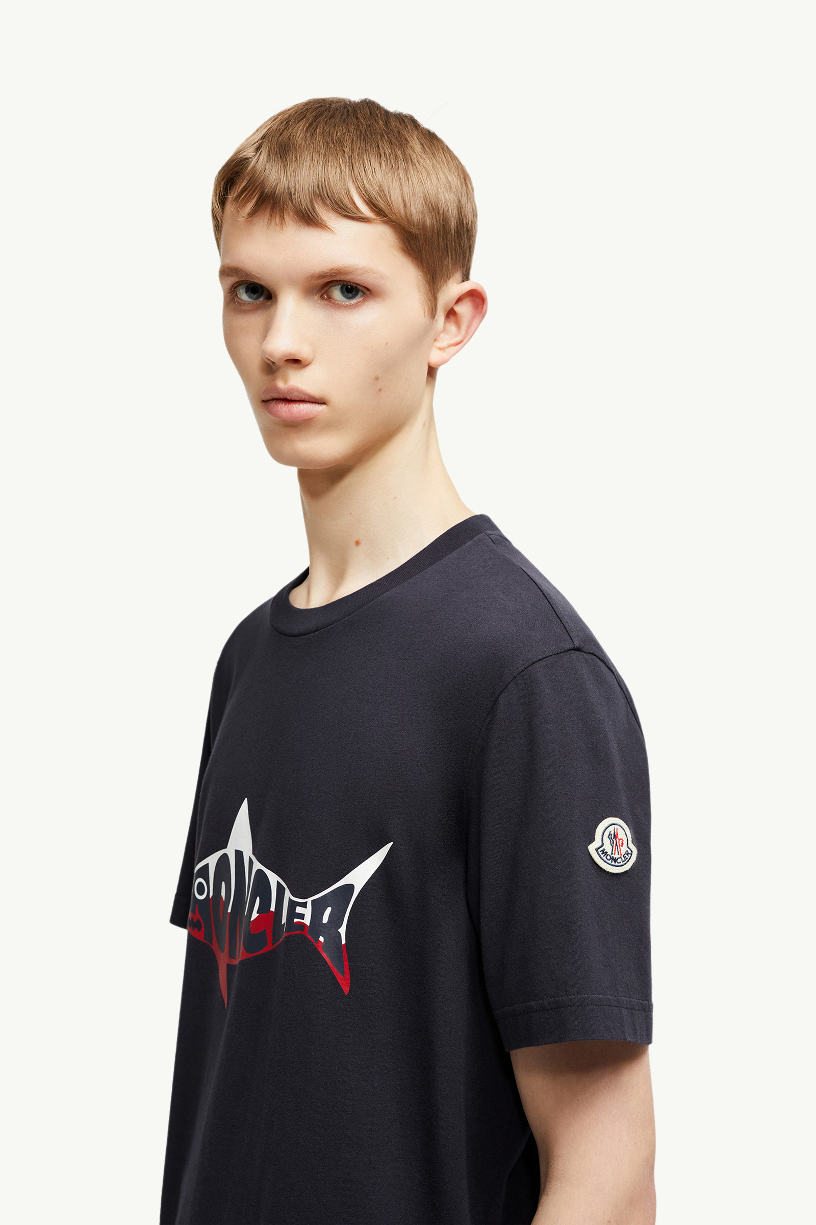 Shark Logo Cotton T-Shirt - 4
