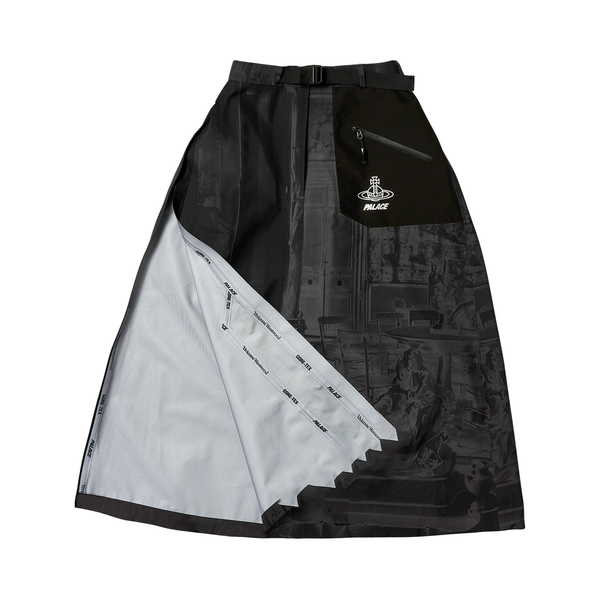 Palace x Vivienne Westwood GORE-TEX Skirt 'Mono Print' - 2