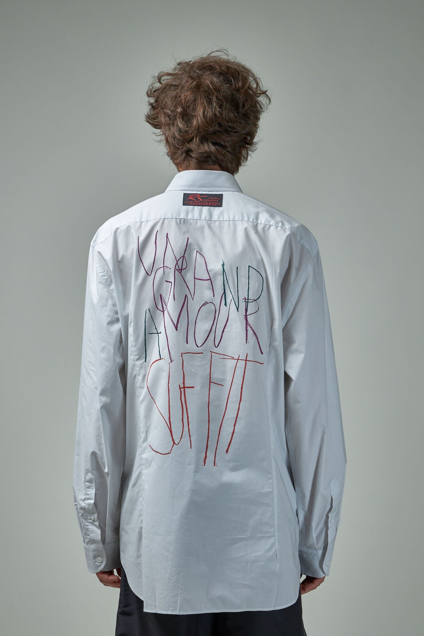 Big Fit Classic Shirt Grand Amour Print Back - 3