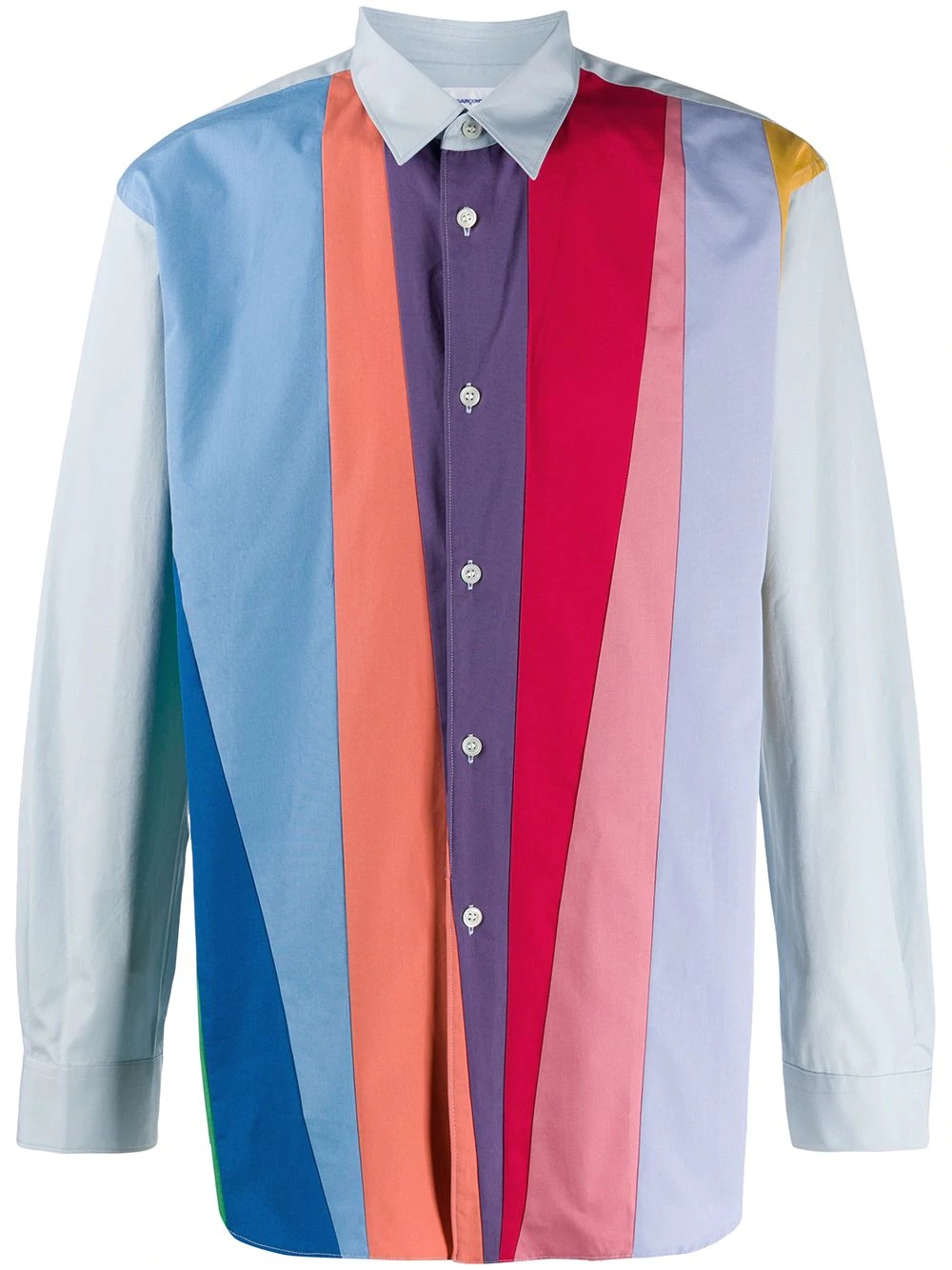 colour-block shirt - 1