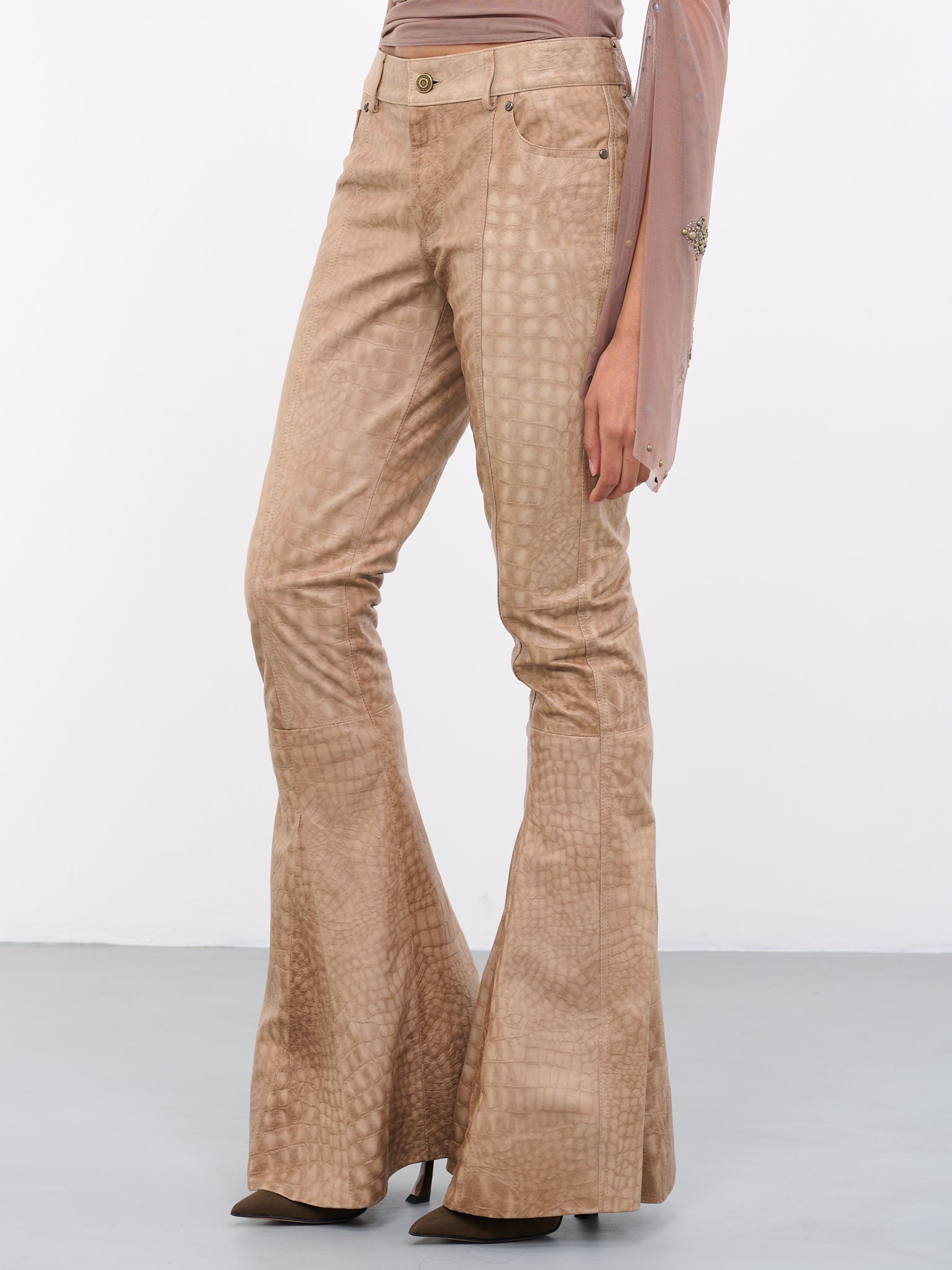Bell Bottom Croc Pants - 2