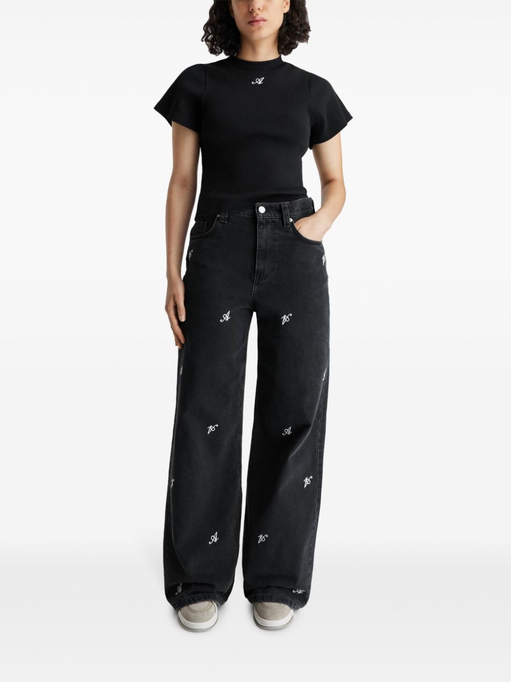 Clara wide-leg jeans - 2
