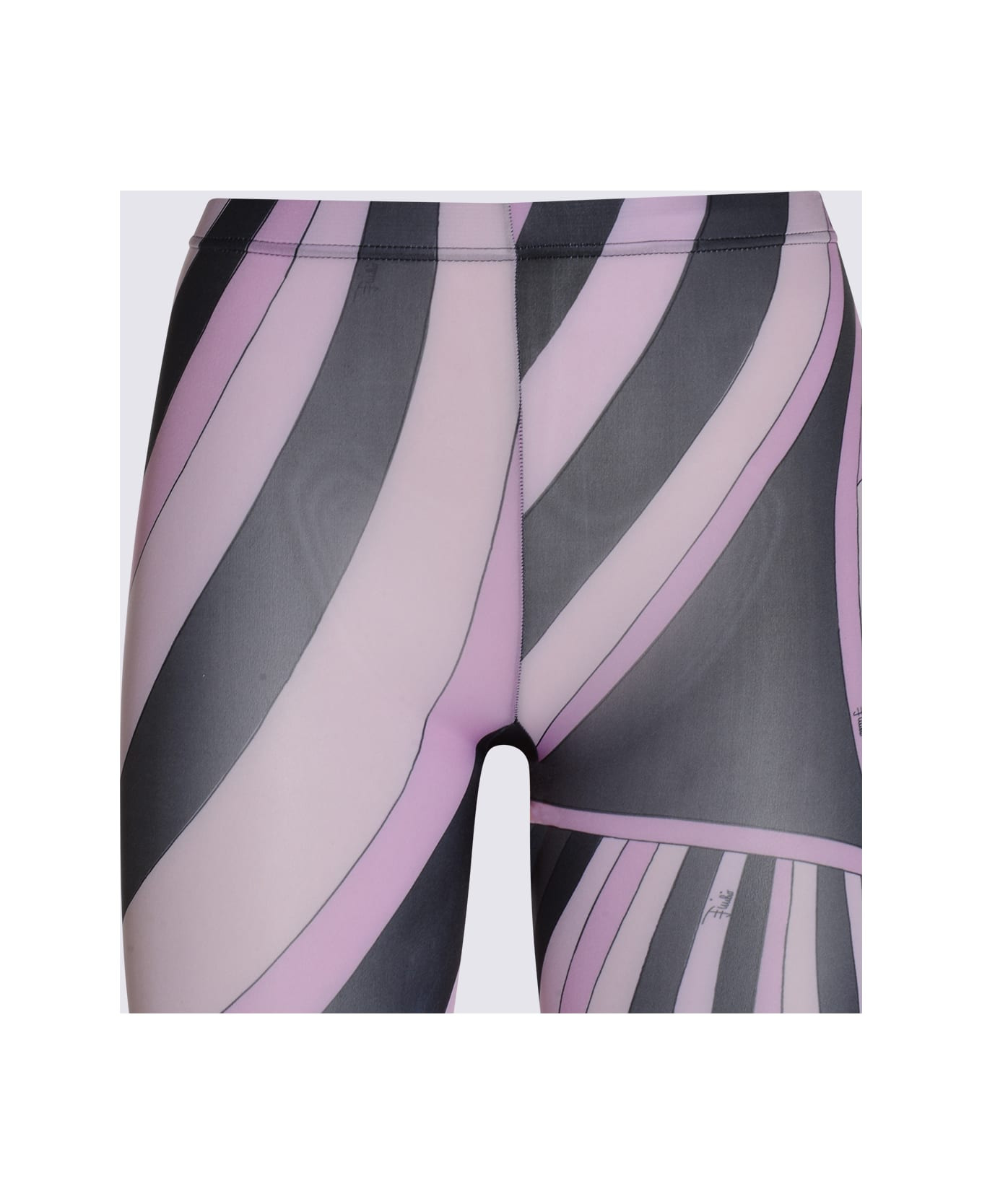 Pink And Black Silk Socks - 2