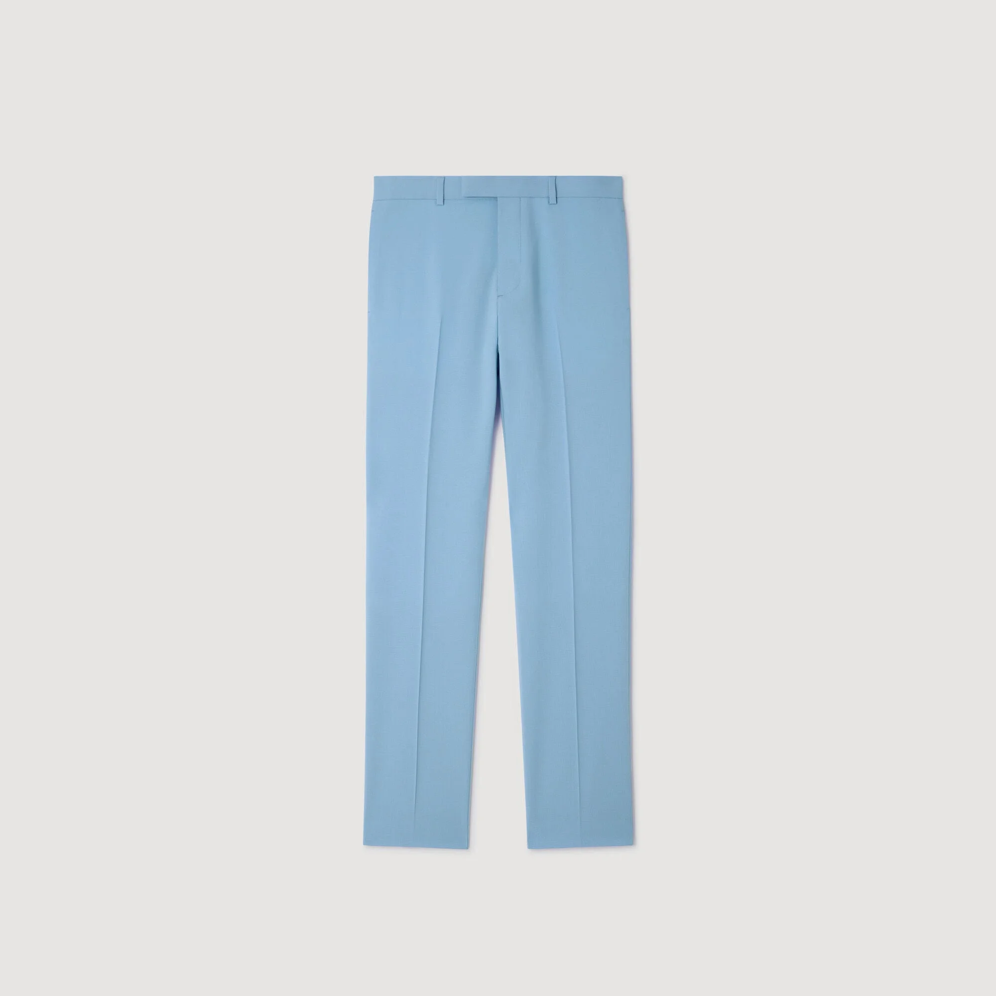WOOL SUIT TROUSERS - 1