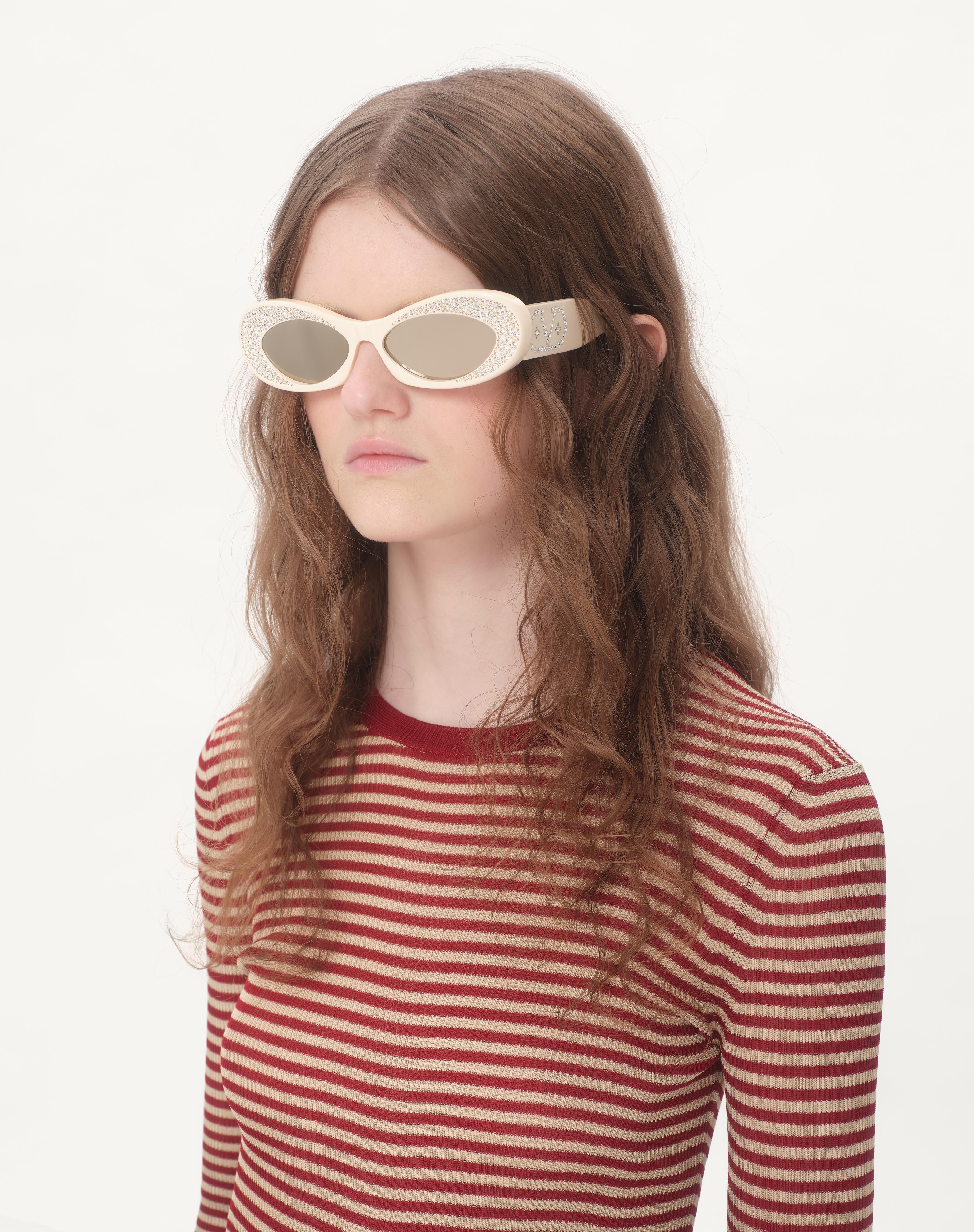 NARROW OVAL ACETATE FRAME - 2