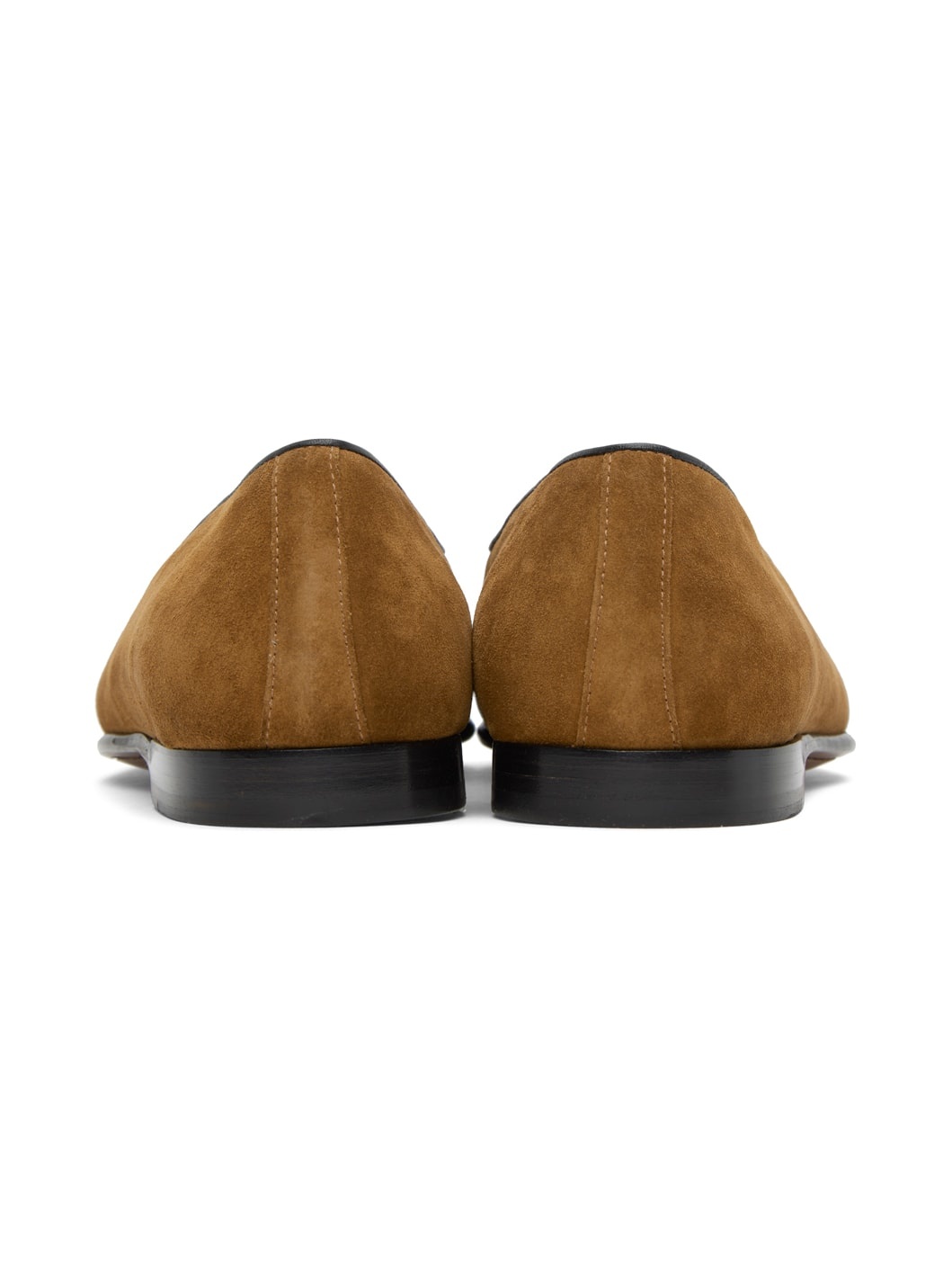 Tan Belvin Tassel Slippers - 2