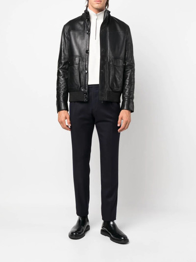 Brioni mid-rise tailored trousers outlook