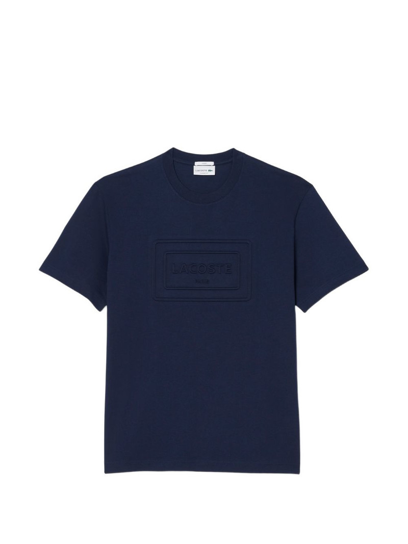 logo-embroidered T-shirt 1