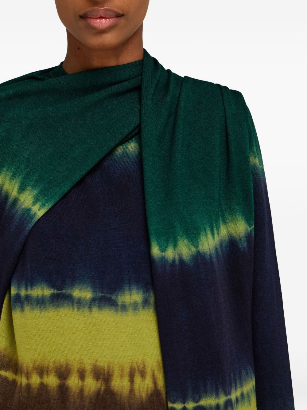 tie-dye print pullover - 5