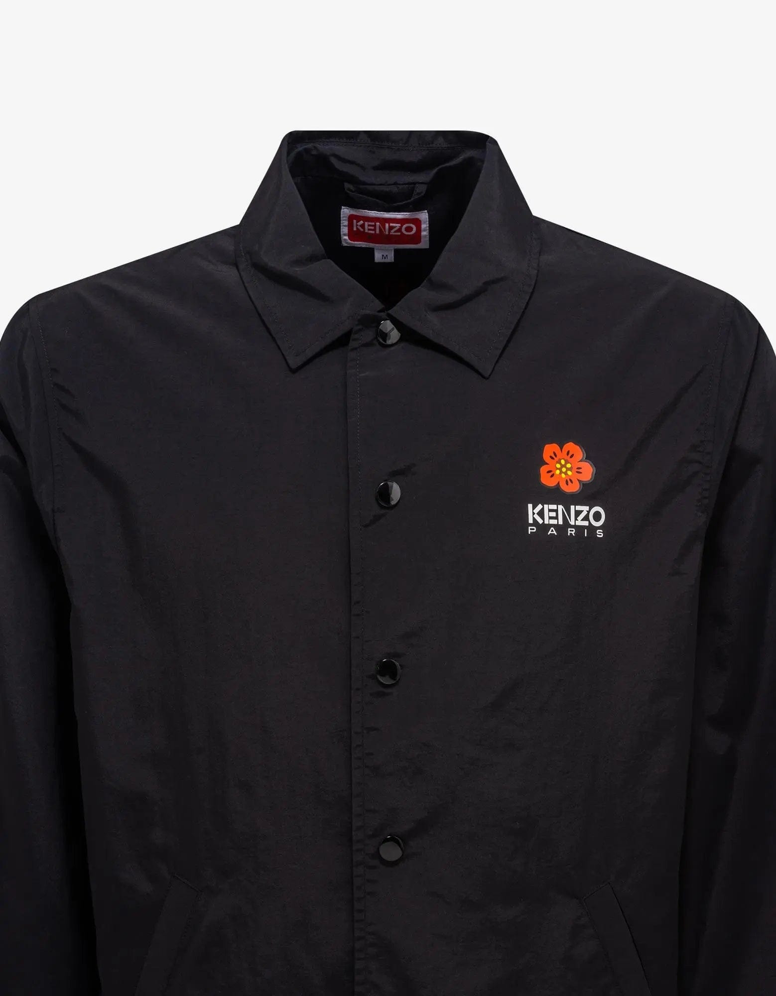 Kenzo Black 'Boke Flower' Coach Jacket - 4
