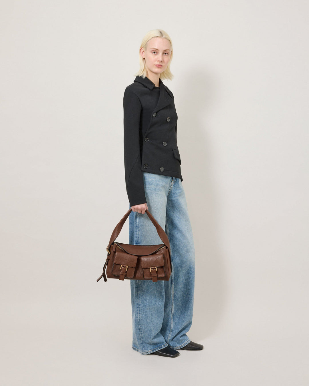 Maggie Shoulder Bag Bright Oak Natural Grain - 2