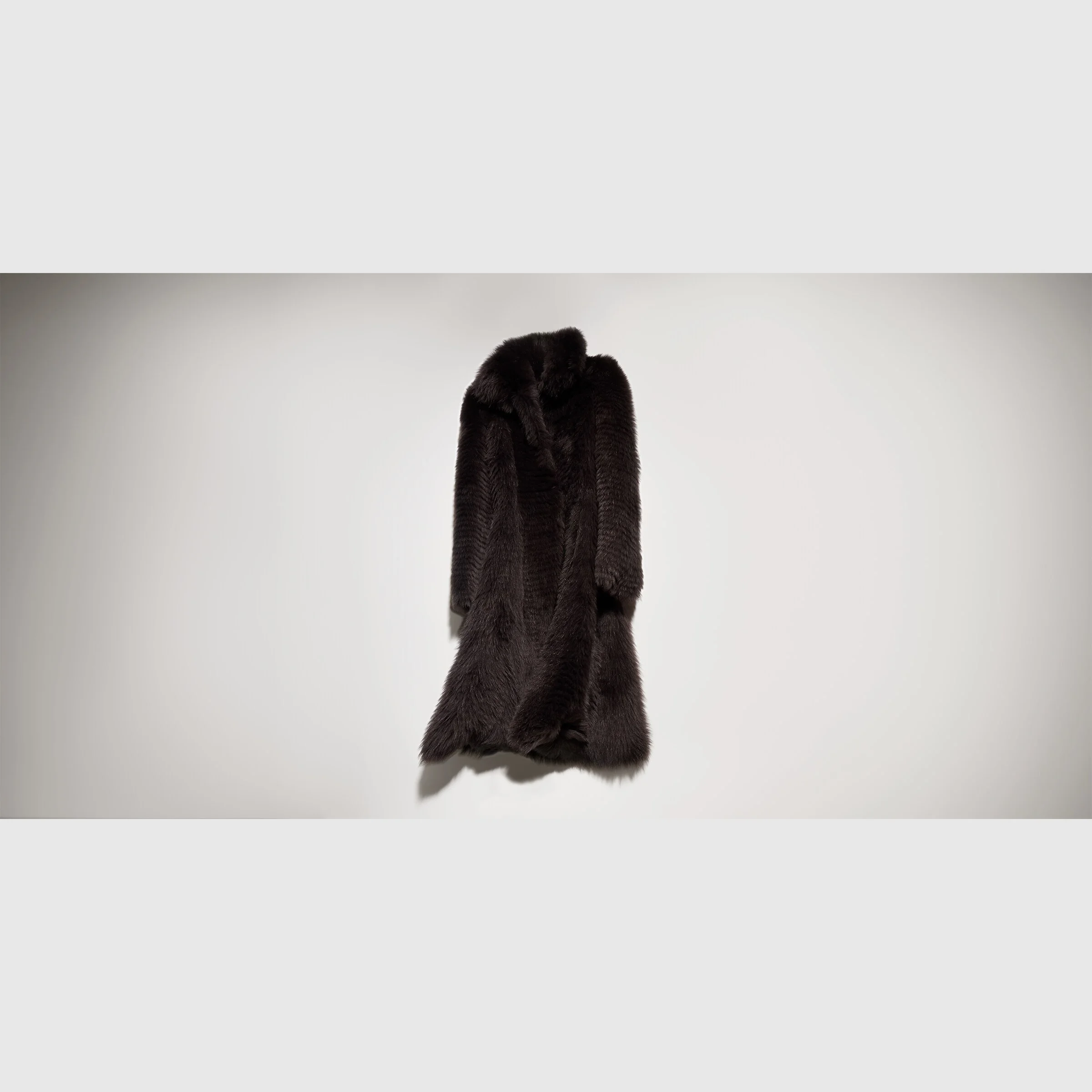 Long hair shearling coat - 1