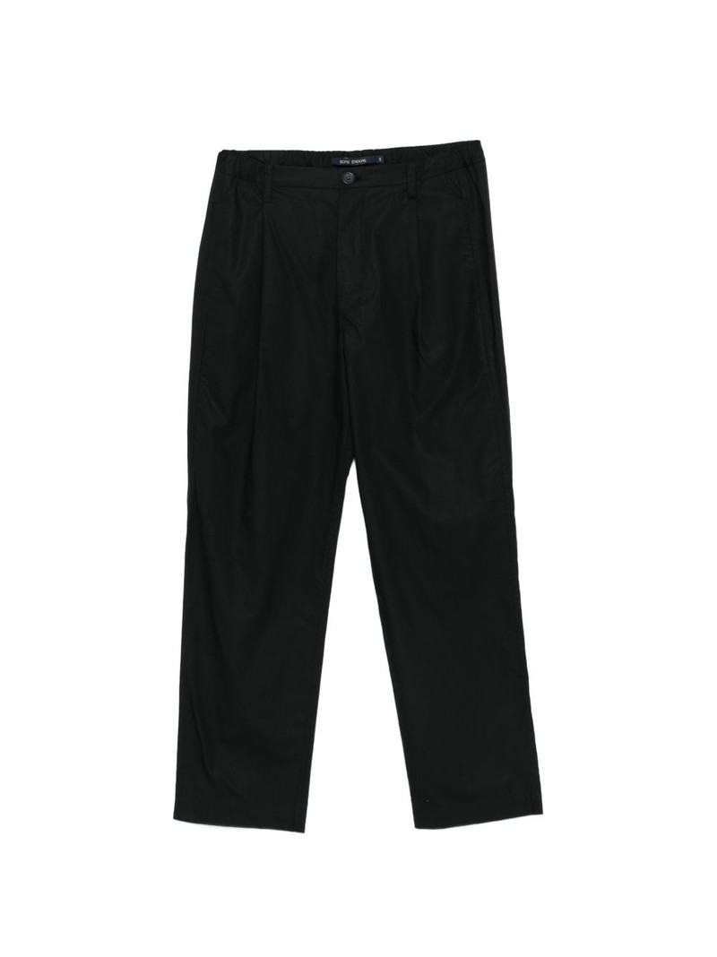 pleated straight trousers 1