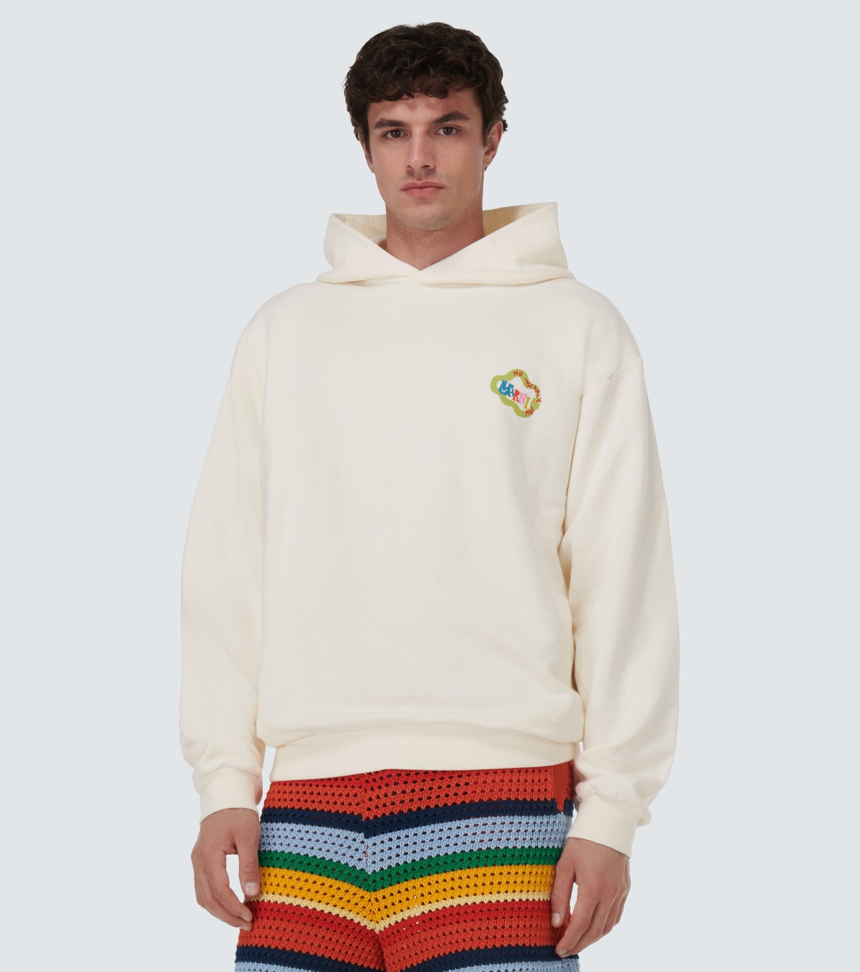 【MARNI】 x No Vacancy Inn cotton hoodie Marni x No Vacancy Inn cotton hoodie | mytheresa | REVERSIBLE