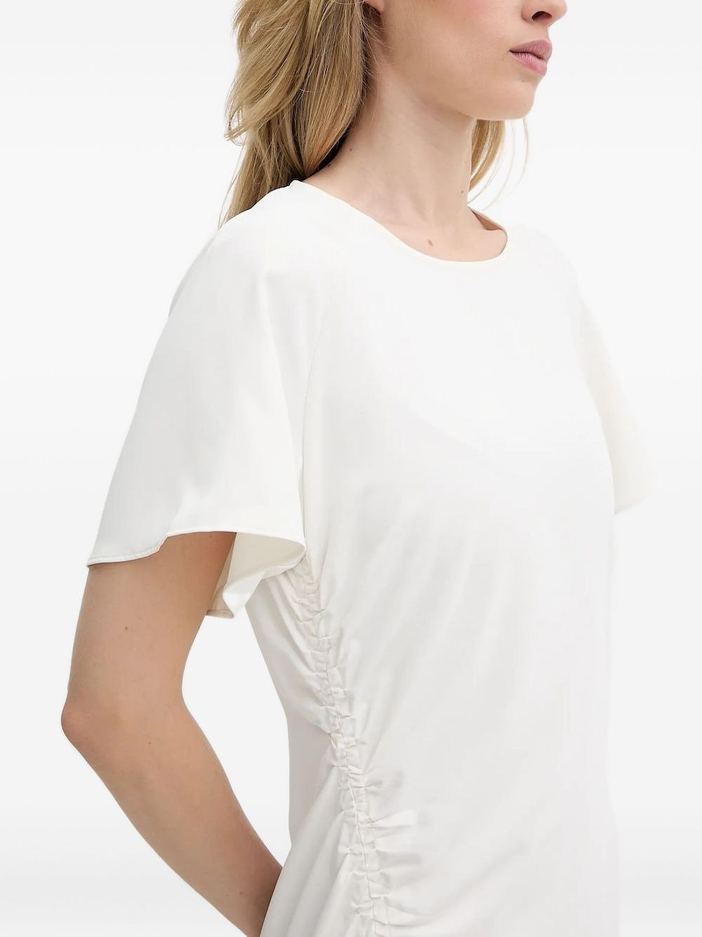ruched midi dress - 4