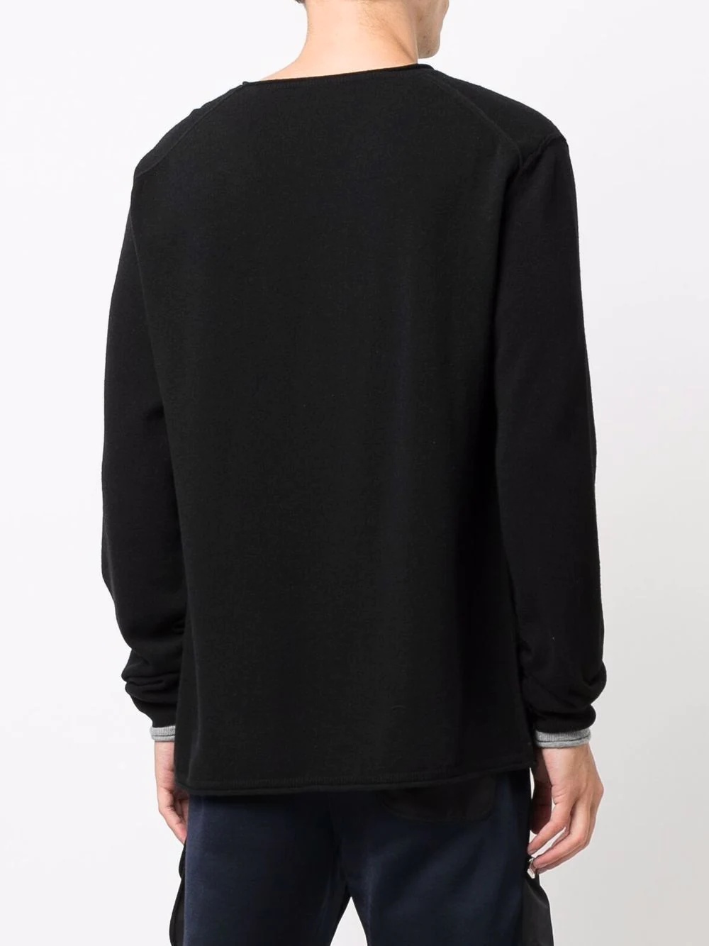 contrast-trim jumper - 4