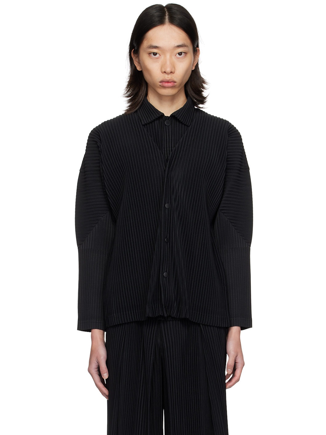 Black Basics Cardigan - 1