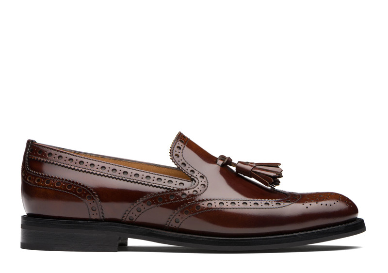 Tamaryn 2
Polished Fumè Brogue Loafer Tabac 1