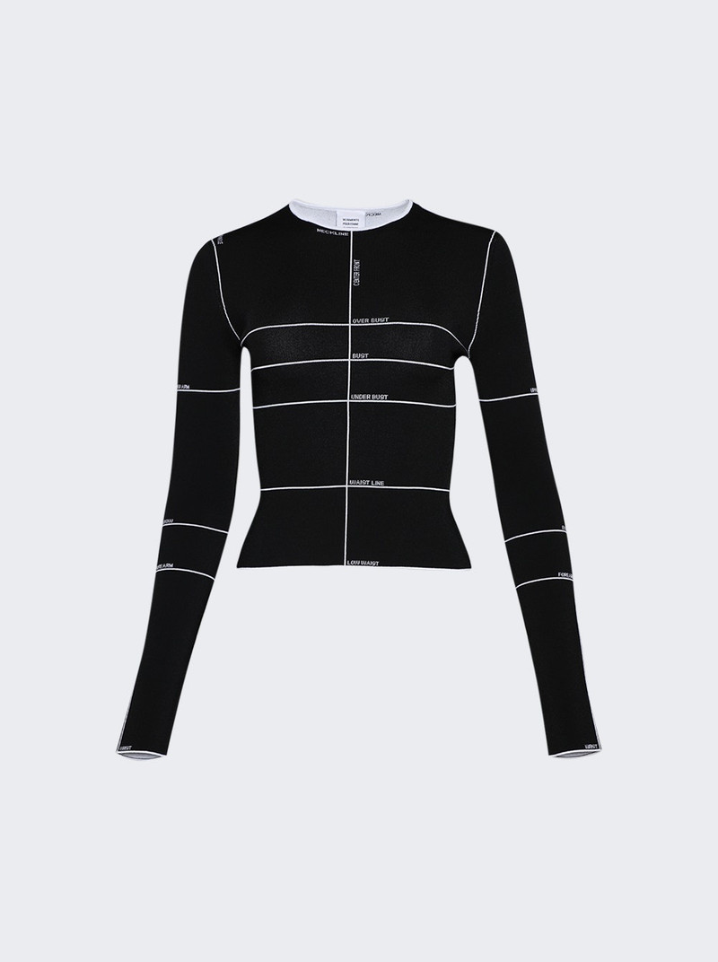 intarsia-knit 상단 1